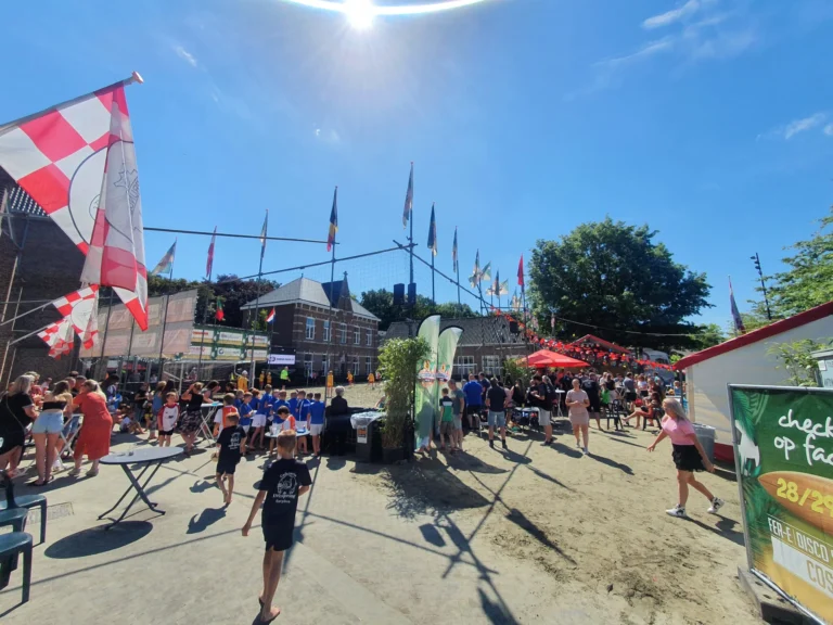 Tijdens beachsoccer